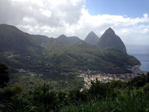 Prvýkrát na ostrove Svätá Lucia v Karibiku